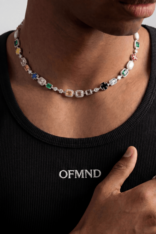 Collana gemstone rainbow