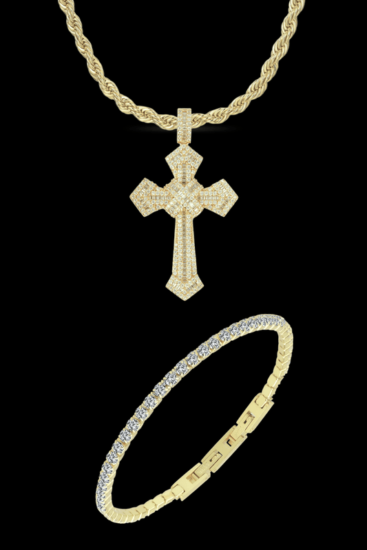 Set collana masterpiece + tennis