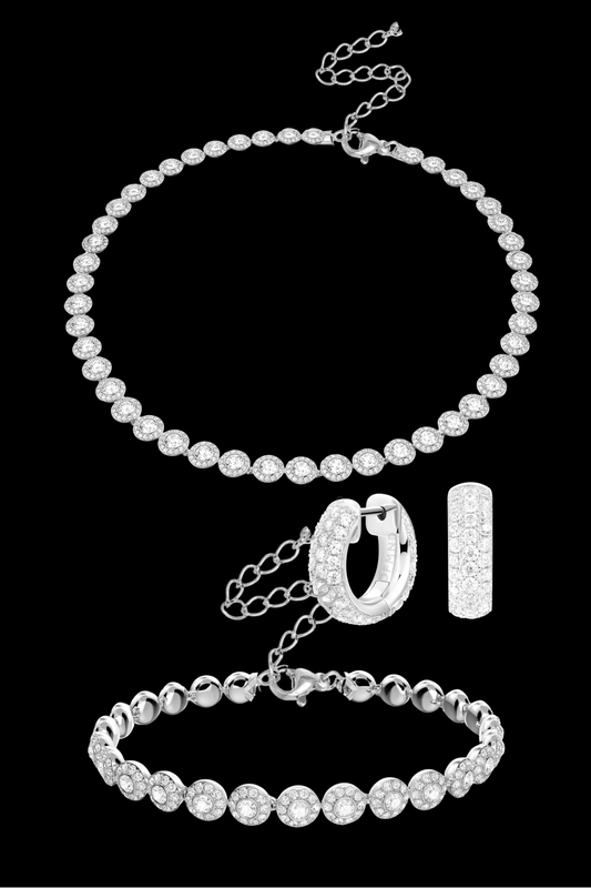 Set collana angelic + bracciale angelic + orecchini