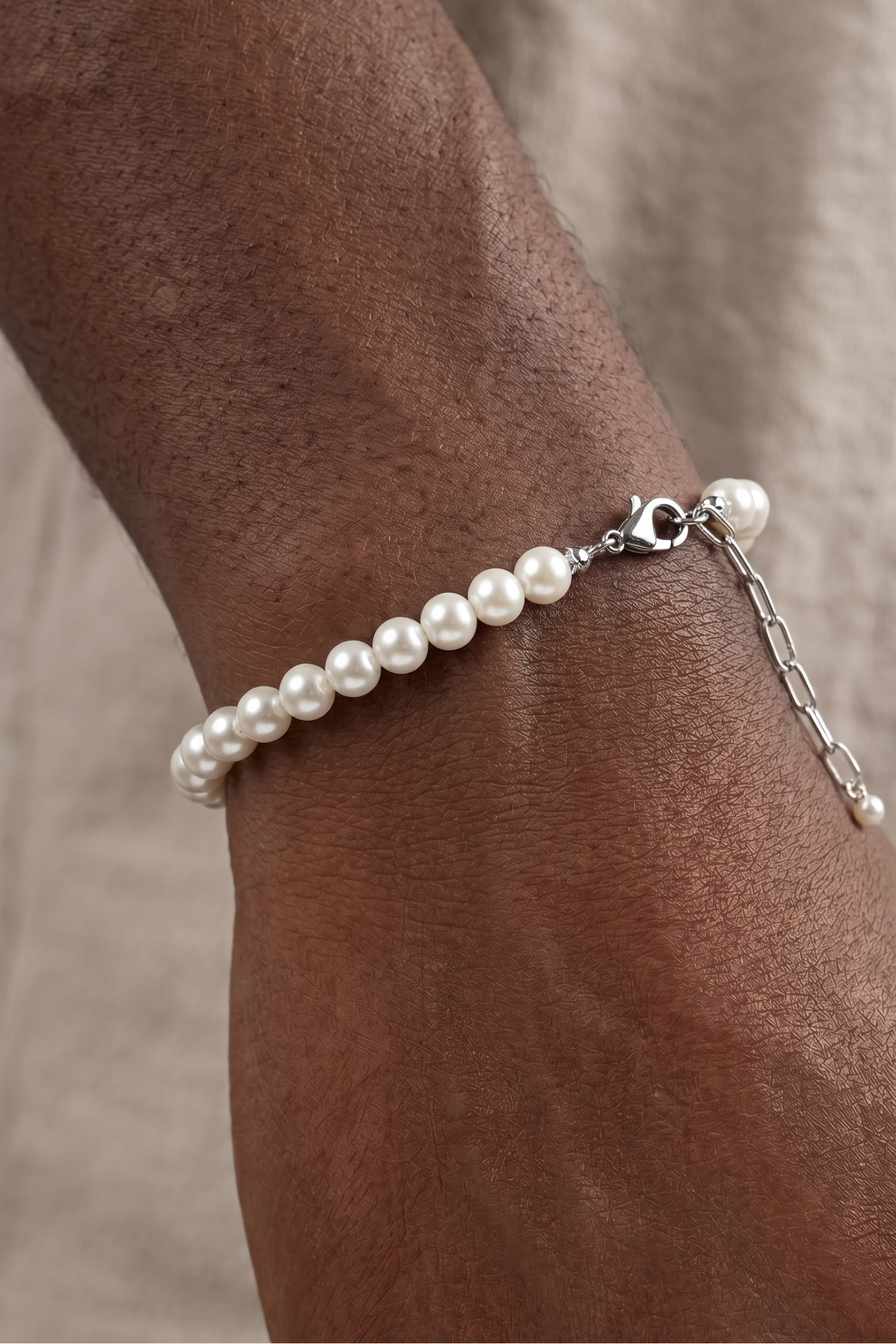 Bracciale perle 4mm