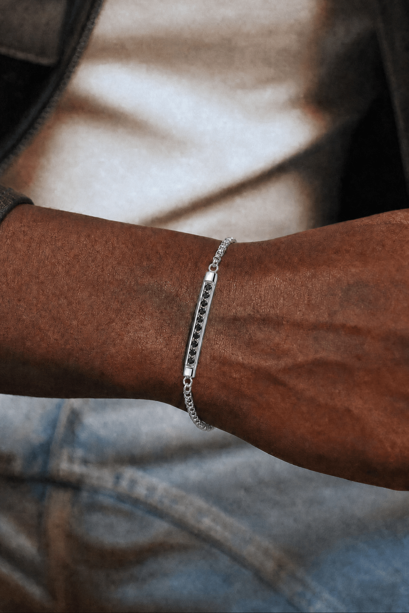 Bracciale bar diamond