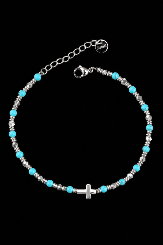 Bracciale cross beads