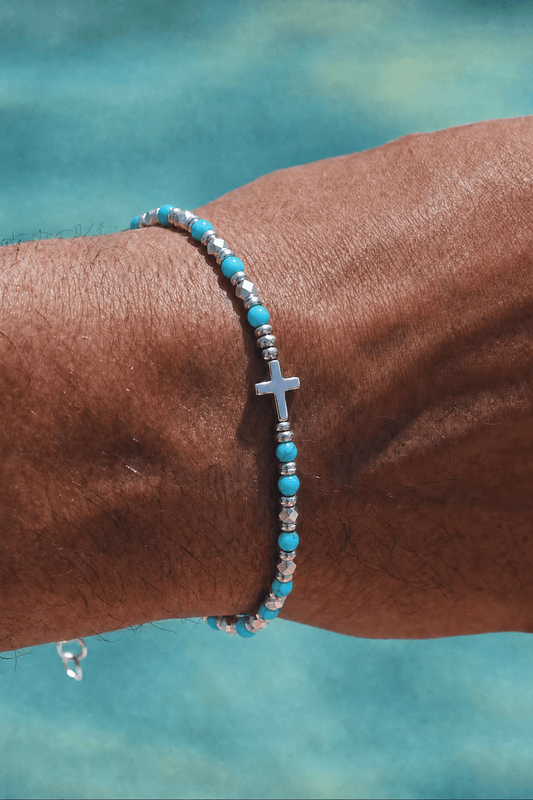 Bracciale cross beads
