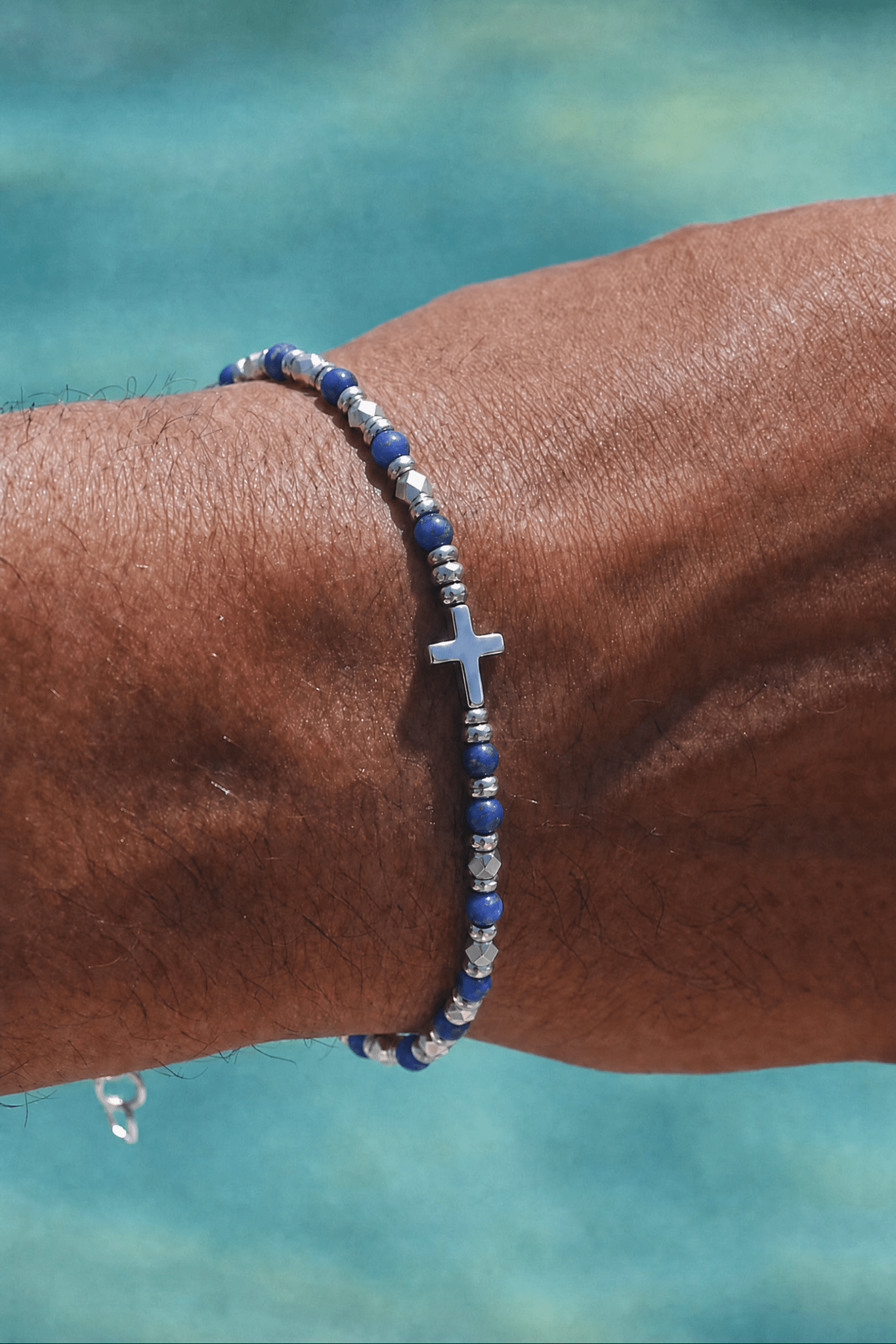 Bracciale cross beads