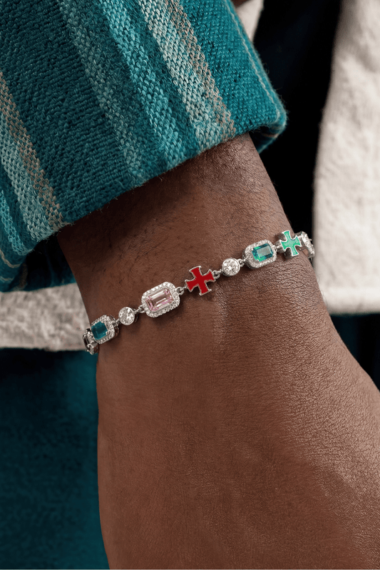 Bracciale gemstone rainbow