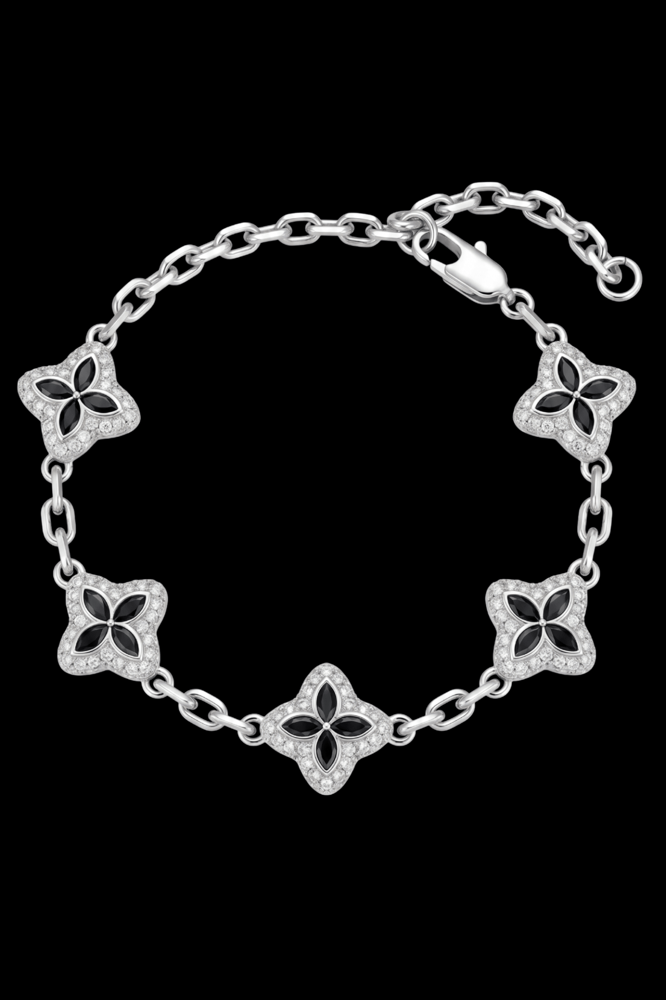 Bracciale infinity clover