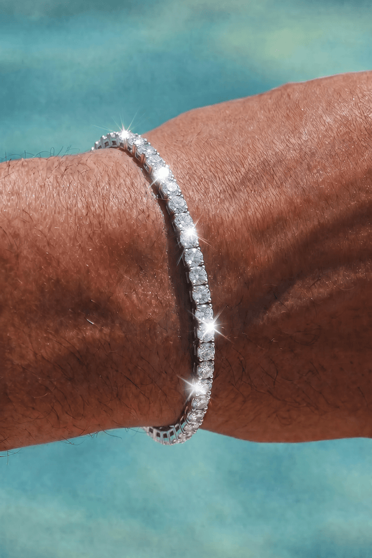 Bracciale tennis moissanite