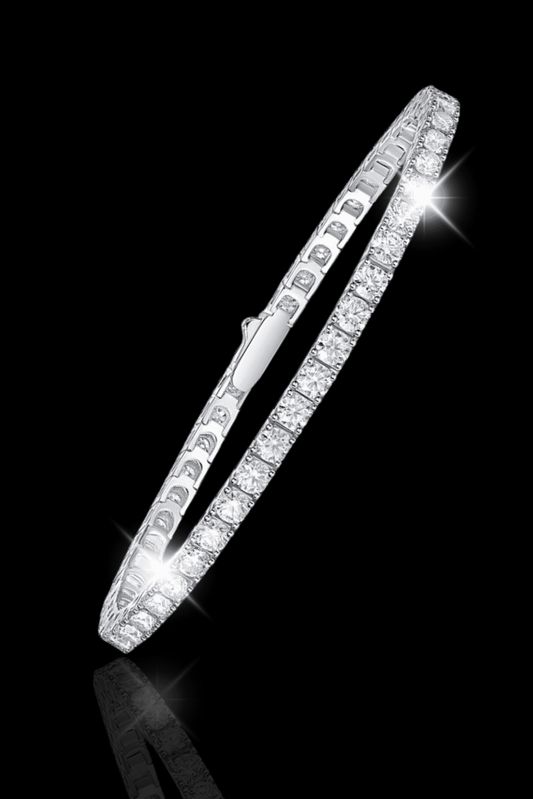 Bracciale tennis moissanite