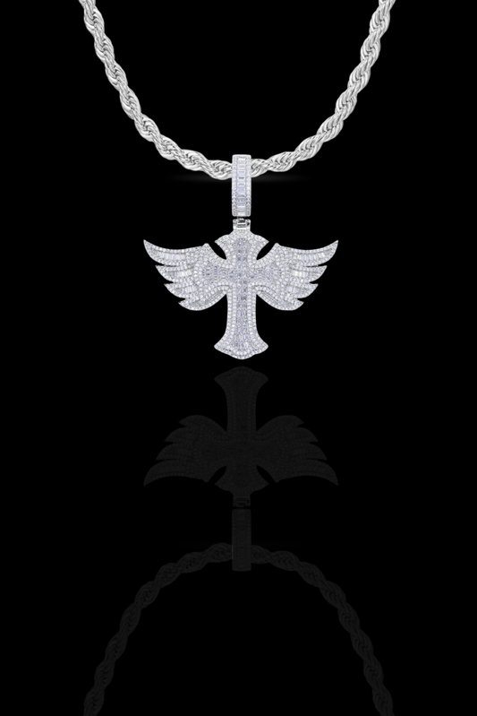 collana 'cross angel'