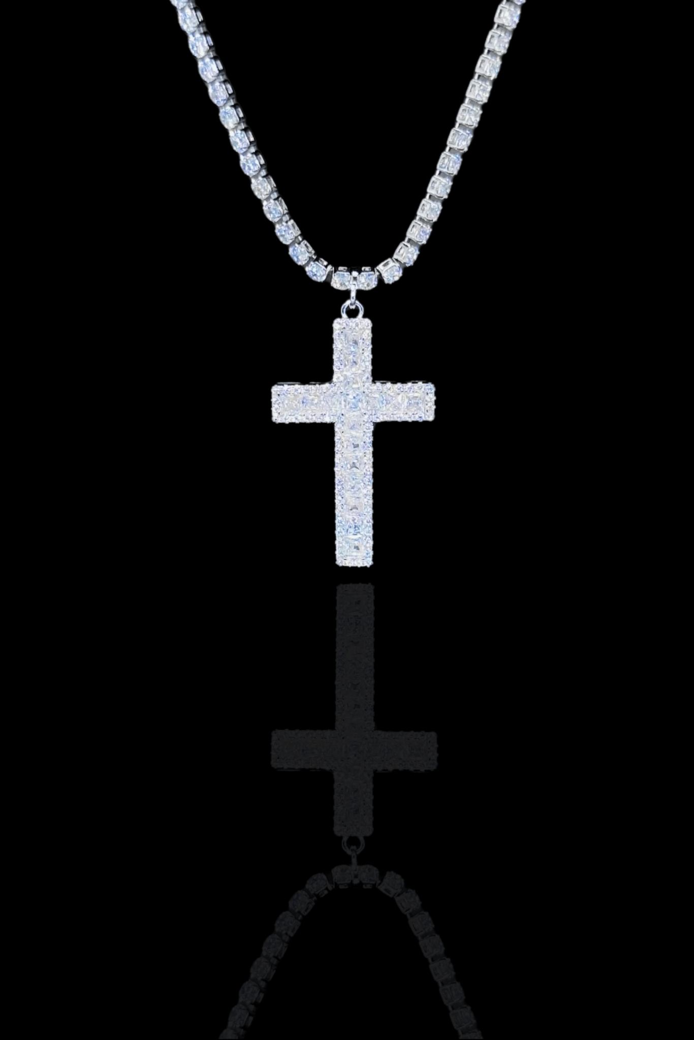 Collana  ' cross diamond '