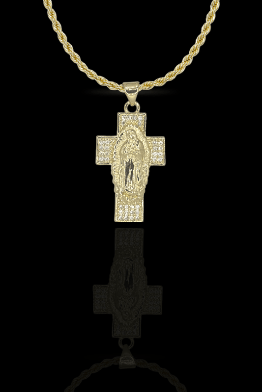 Collana cross guadalupe