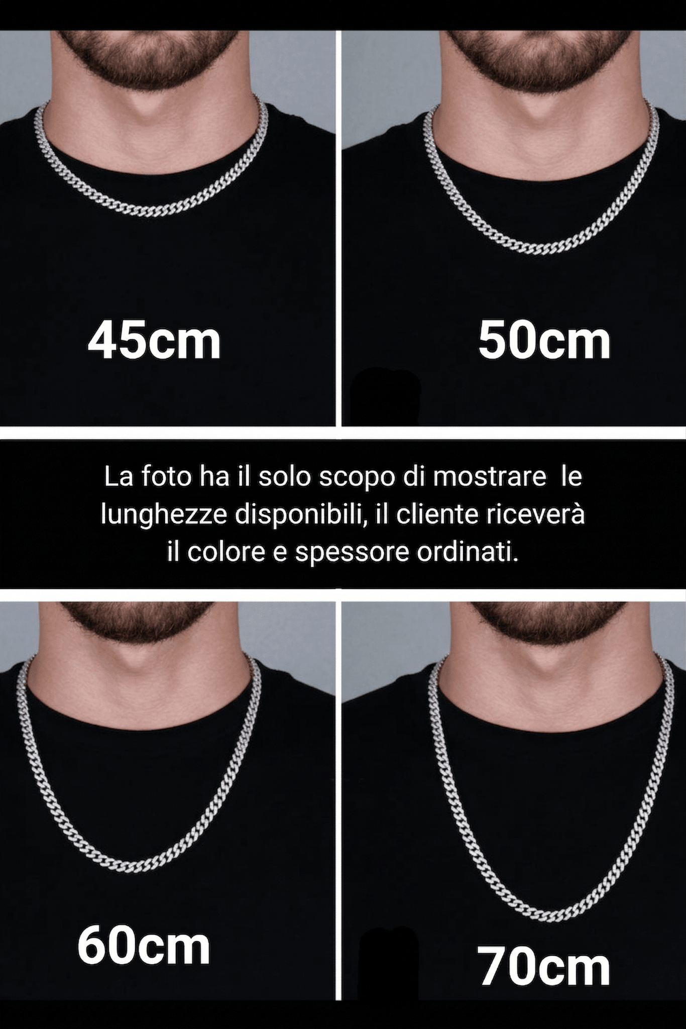Collana cuban luxury 6 mm