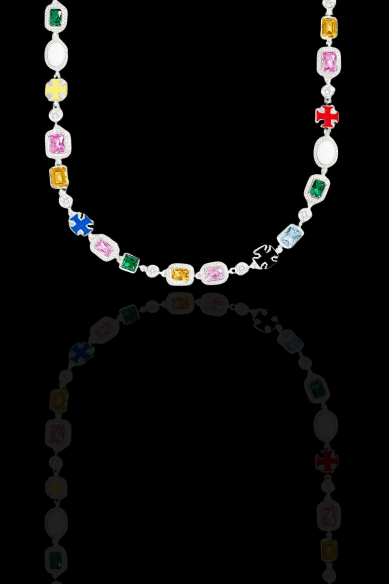 Collana gemstone rainbow