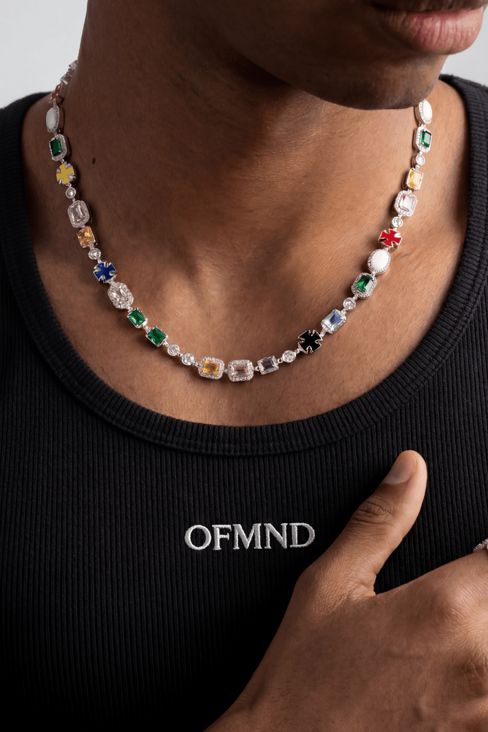 Collana gemstone rainbow