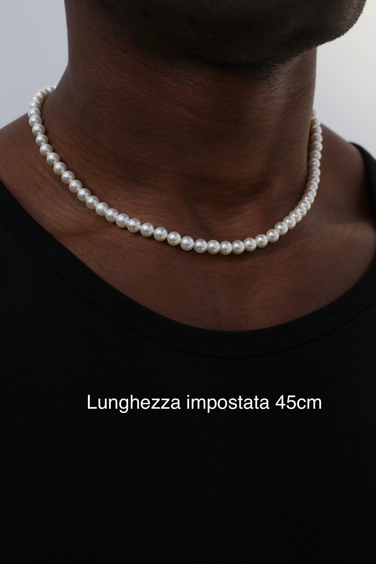 Collana perle 4mm