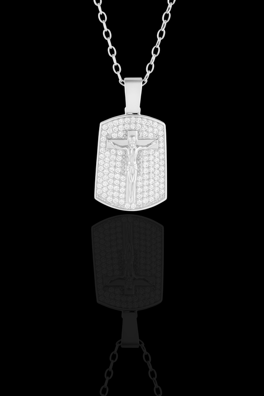 Collana tag jesus