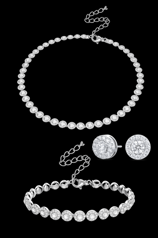 Set collana angelic + bracciale angelic + orecchini
