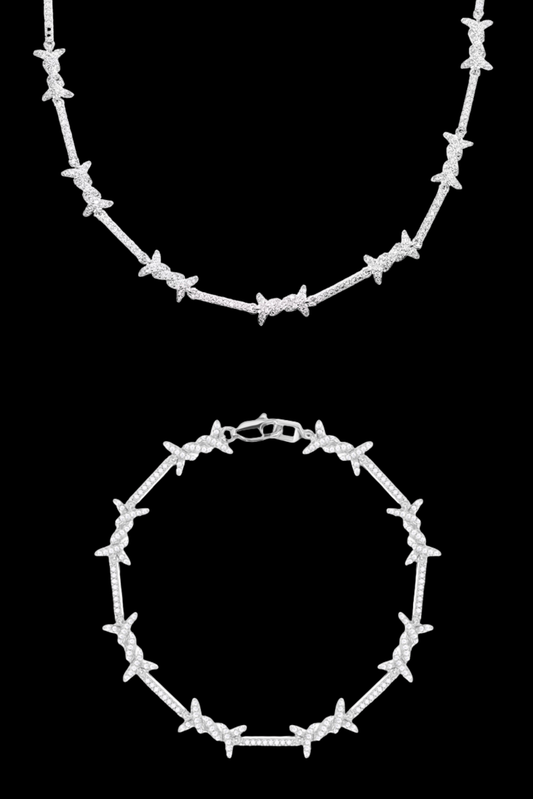 Set collana + bracciale wired