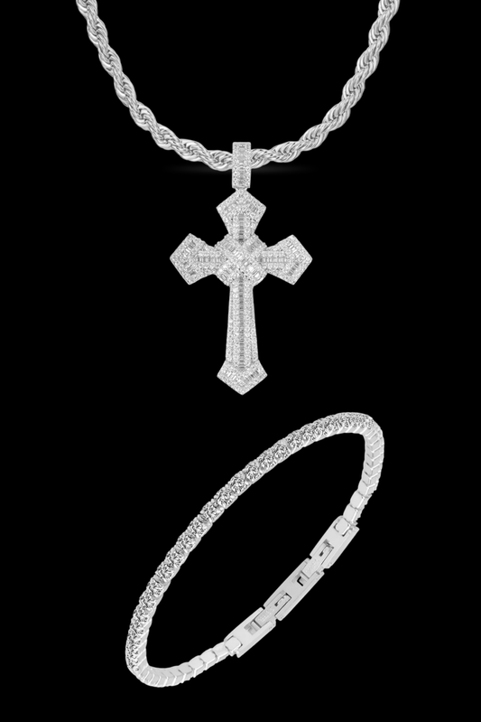 Set collana masterpiece + tennis