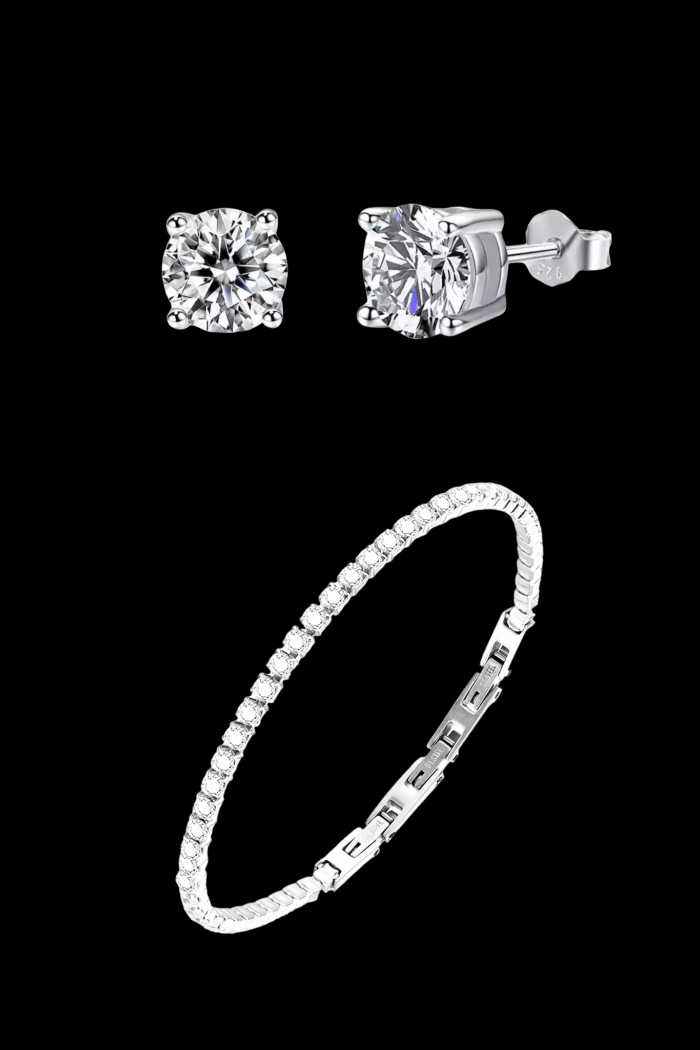 SET ORECCHINI PUNTI LUCE + TENNIS