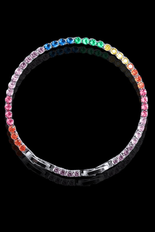Tennis 3mm rainbow