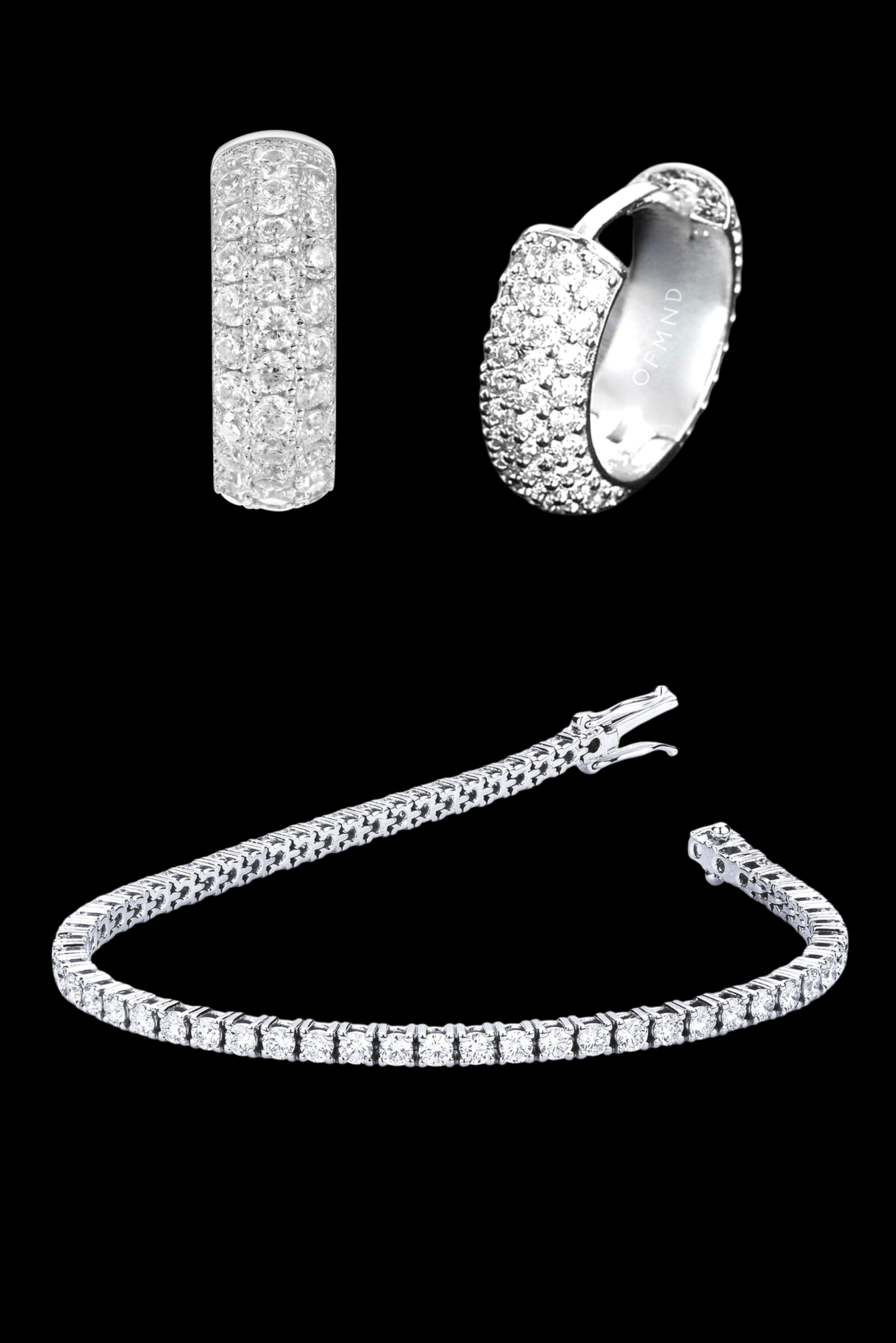 Bracciale tennis luxury + orecchini