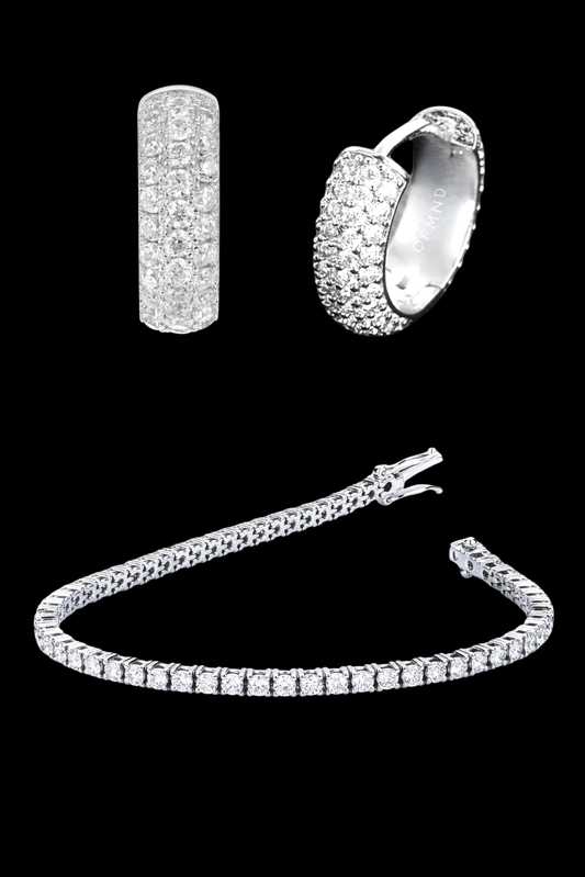 Bracciale tennis luxury + orecchini